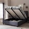 Baxton Studio Lea Modern Dark Grey Queen Size Storage Platform Bed 125-7018 - alternate 4